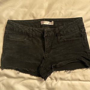 Black short shorts